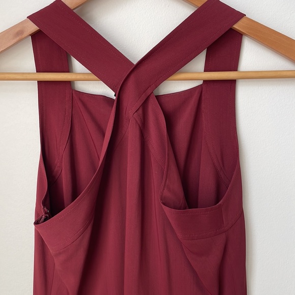 Burgundy Theory Dress - Picture 3 of 4